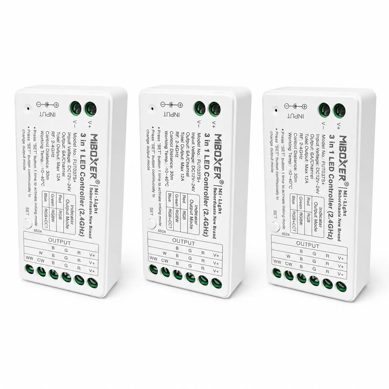 3 ontvangers MiBoxer
