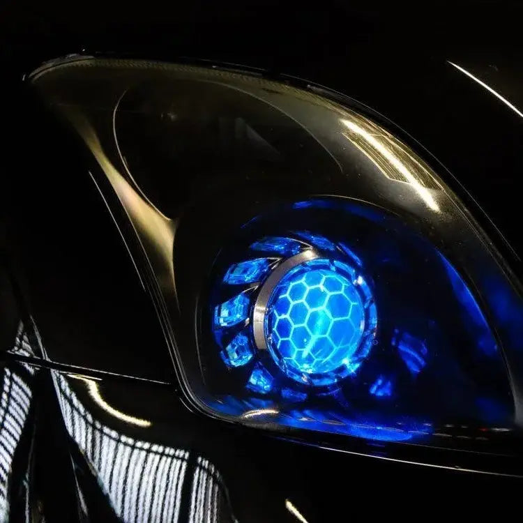 Swift headlight with blue light