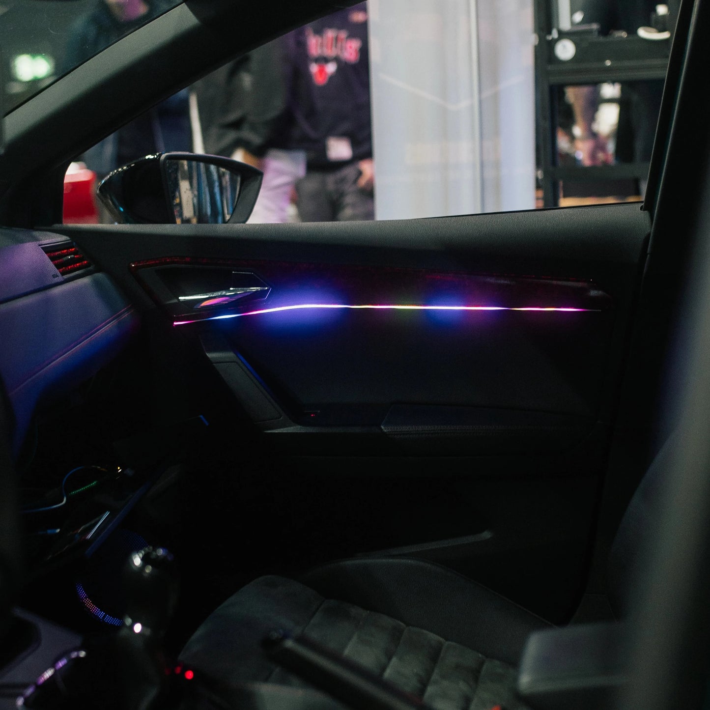 Meerdere vuurwerk effecten in de deuren