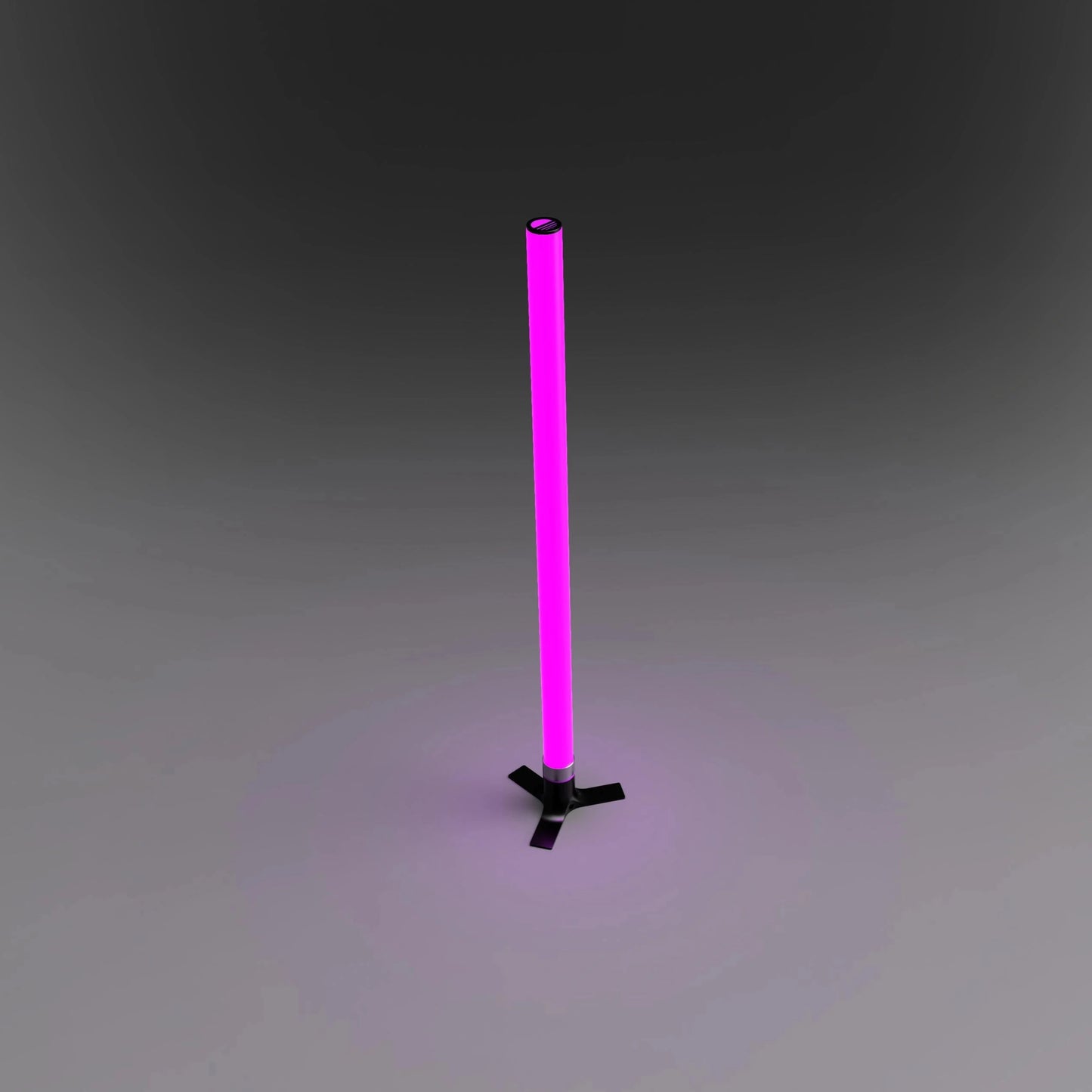 Showpalen in roze. 3D render