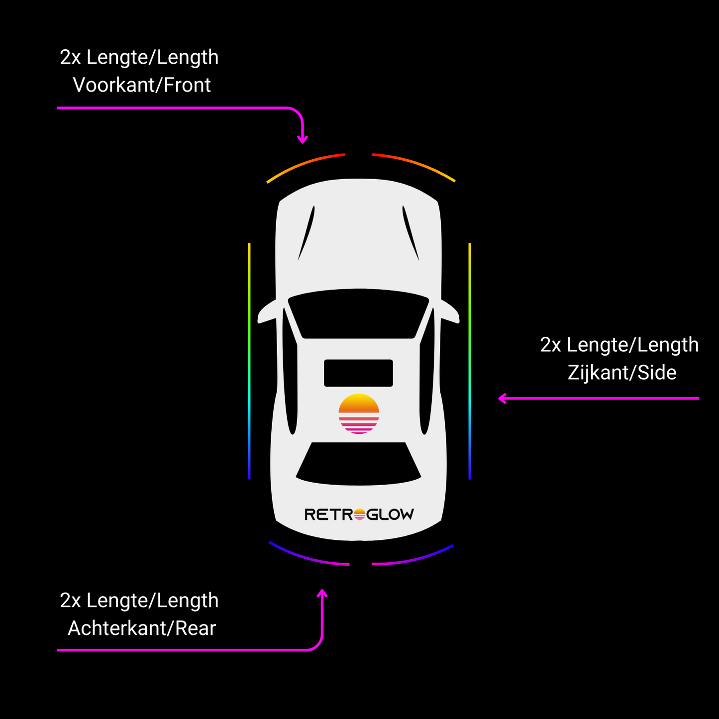 Drawing to measure underglow
