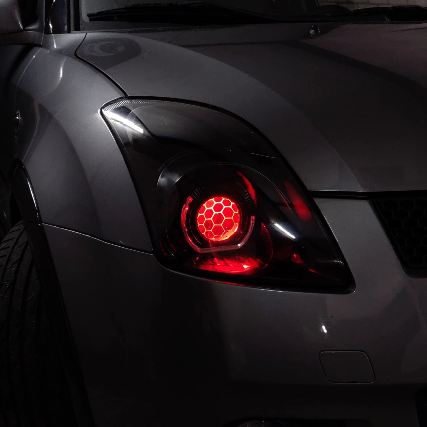 RGB Demon Eye close-up Suzuki Swift