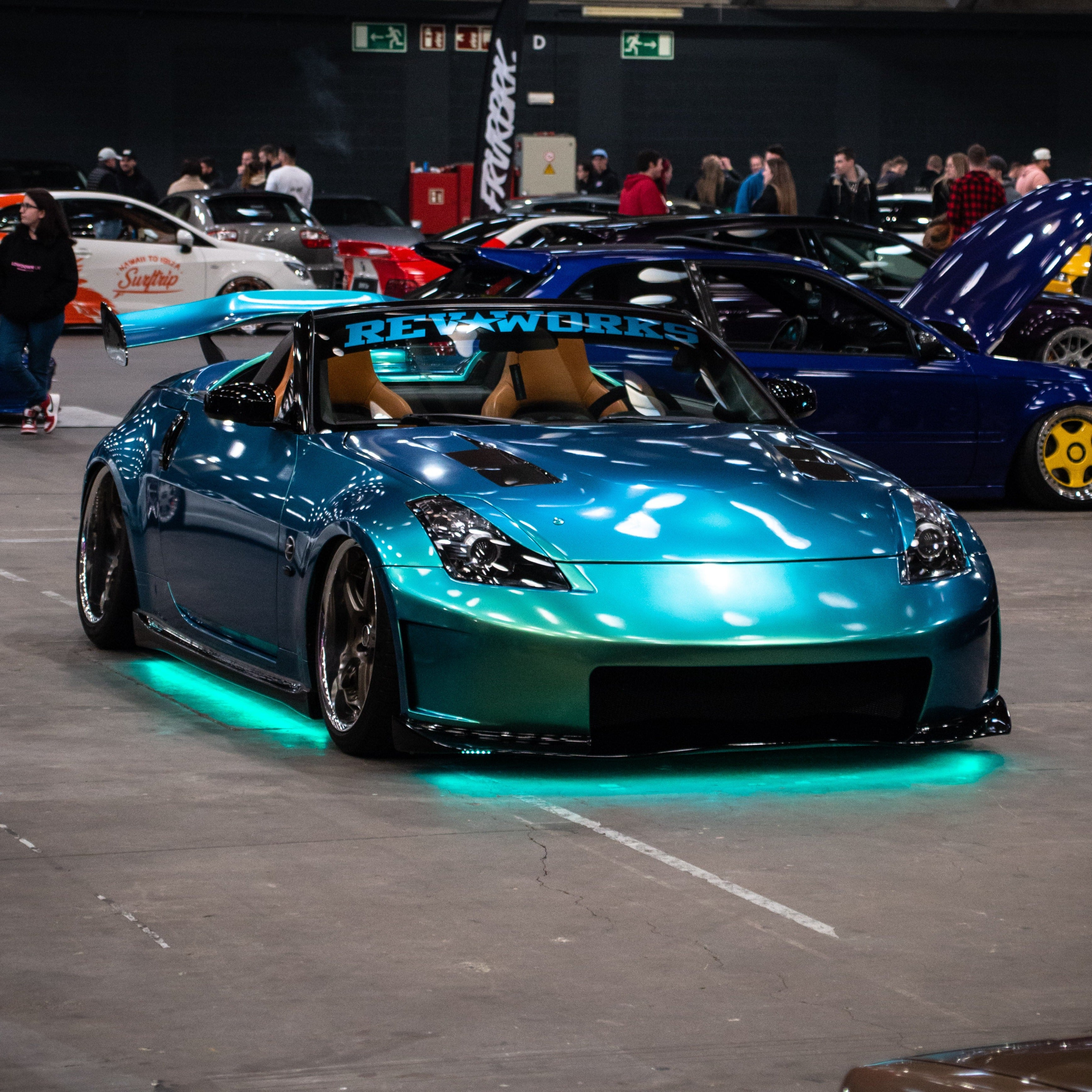 Underglow car op autoshow