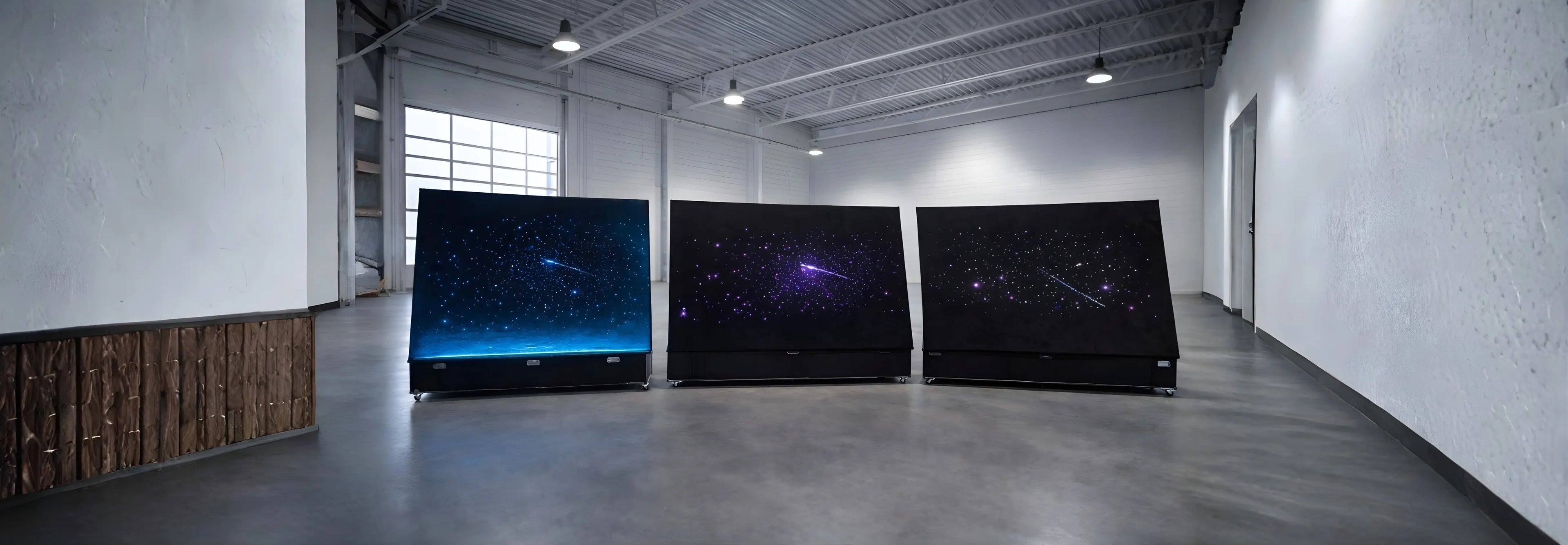 3 sterrenhemels opgesteld